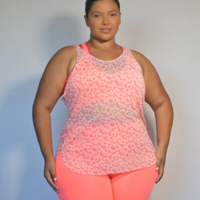 Blusa Tule Básica Mafit Plus